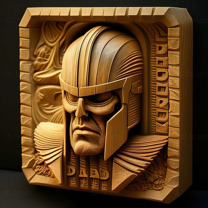 3D model Judge Dredd Dredd vsDeath game (STL)